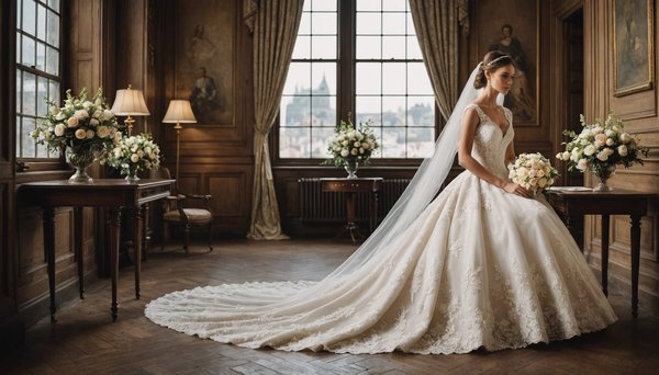 Robes de mariée à la mode : brillance et style pour votre grand jour