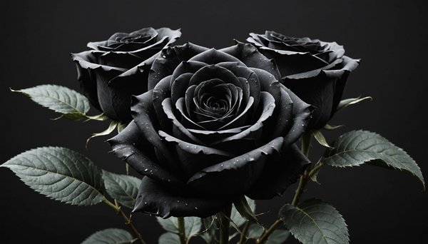 Découvrez les secrets cachés des roses noires
